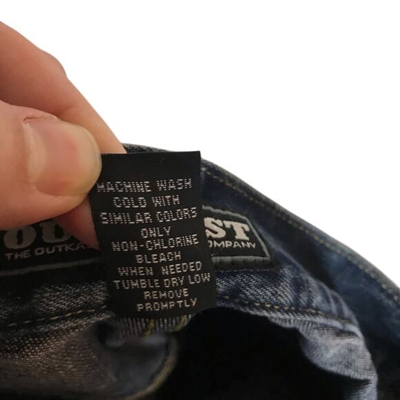 Outkast Clothing Company NWT Men's 42x34 MD1827 Dark Wash Baggy Jeans - Picture 4 of 9